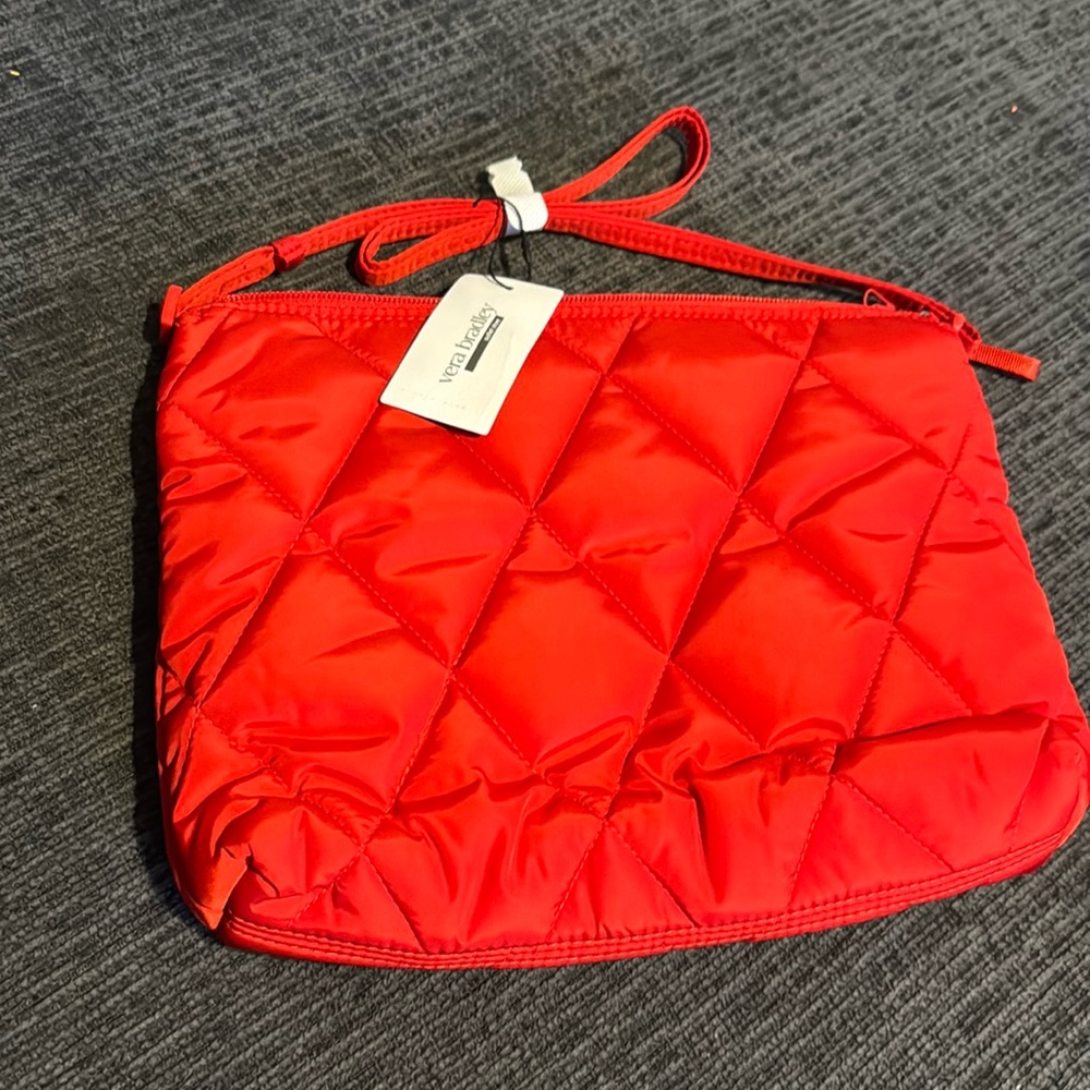 Vera Bradley Large Hipster Crossbody Handbag, Goji Berry Red